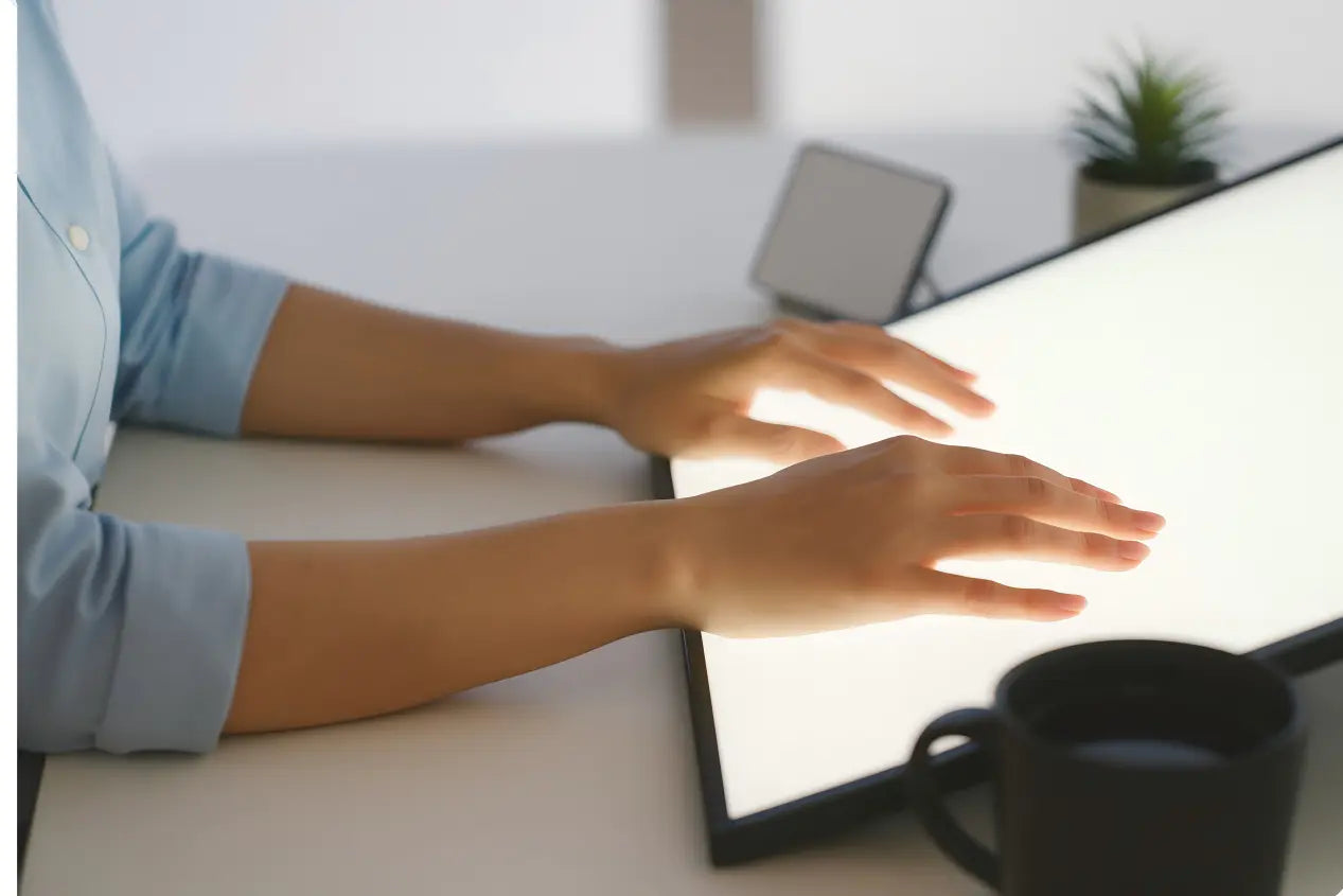 Application of conductive glass in touch panel and light-emitting devices