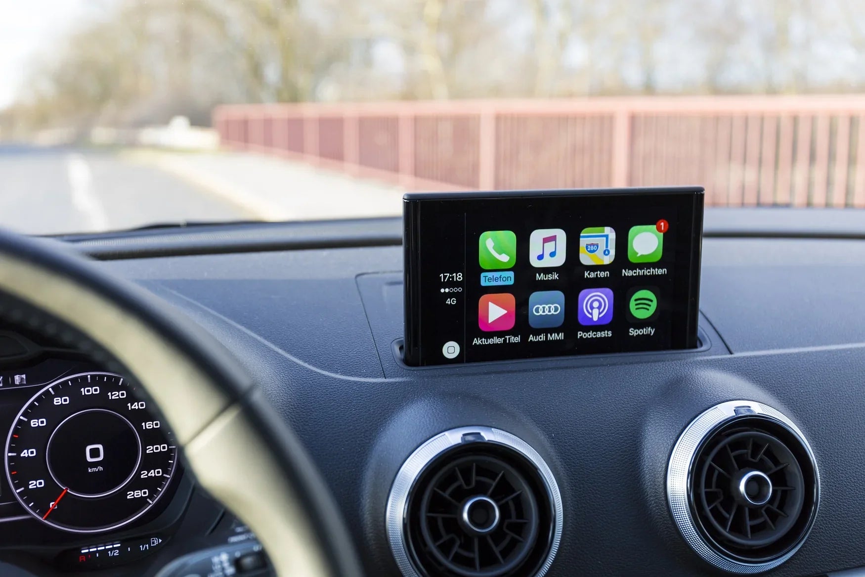 Automotive display using ITO conductive glass for car infotainment and touchscreen interface