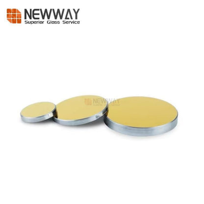 25mm Reflective Mirrors Laser Gold-Coated Silicon Optical Glass