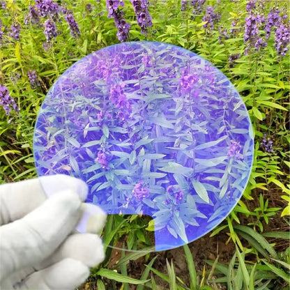 1mm 2mm 3mm Blue-purple Single Side Anti-Reflective Chemical Strengthened Glass