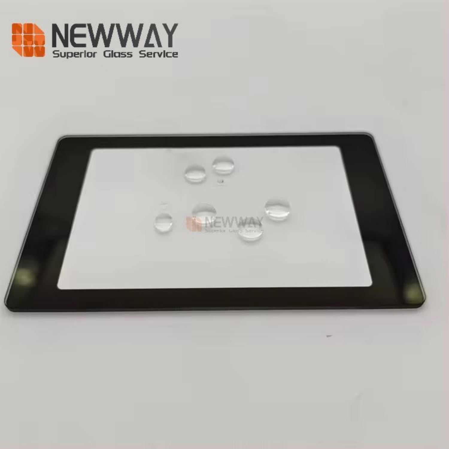 1.1mm Screen Printing Tempered LCD Cover AF Coated Glass