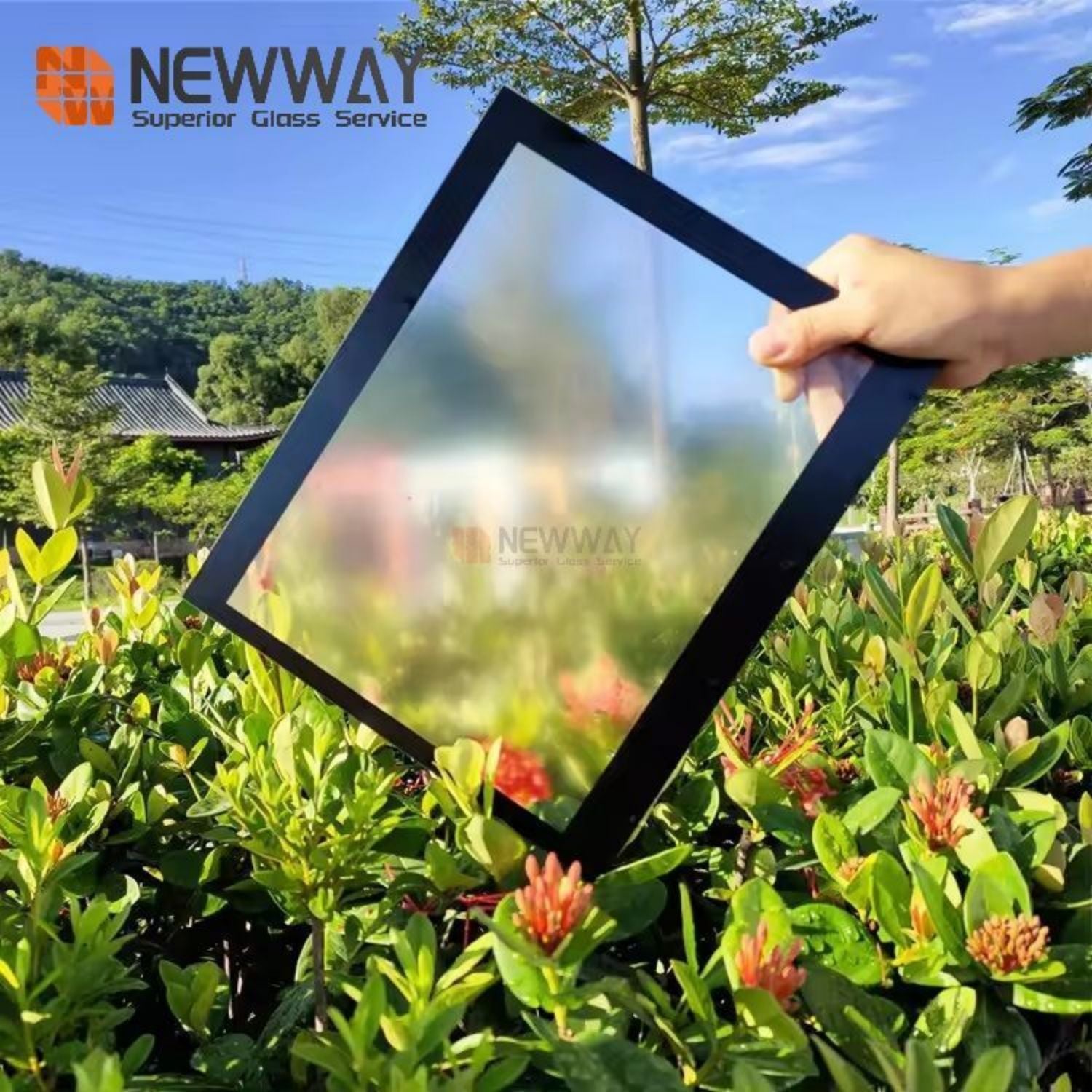 3.2mm Physical Tempered Glass Coating Anti-Glare Glass Silk Printing