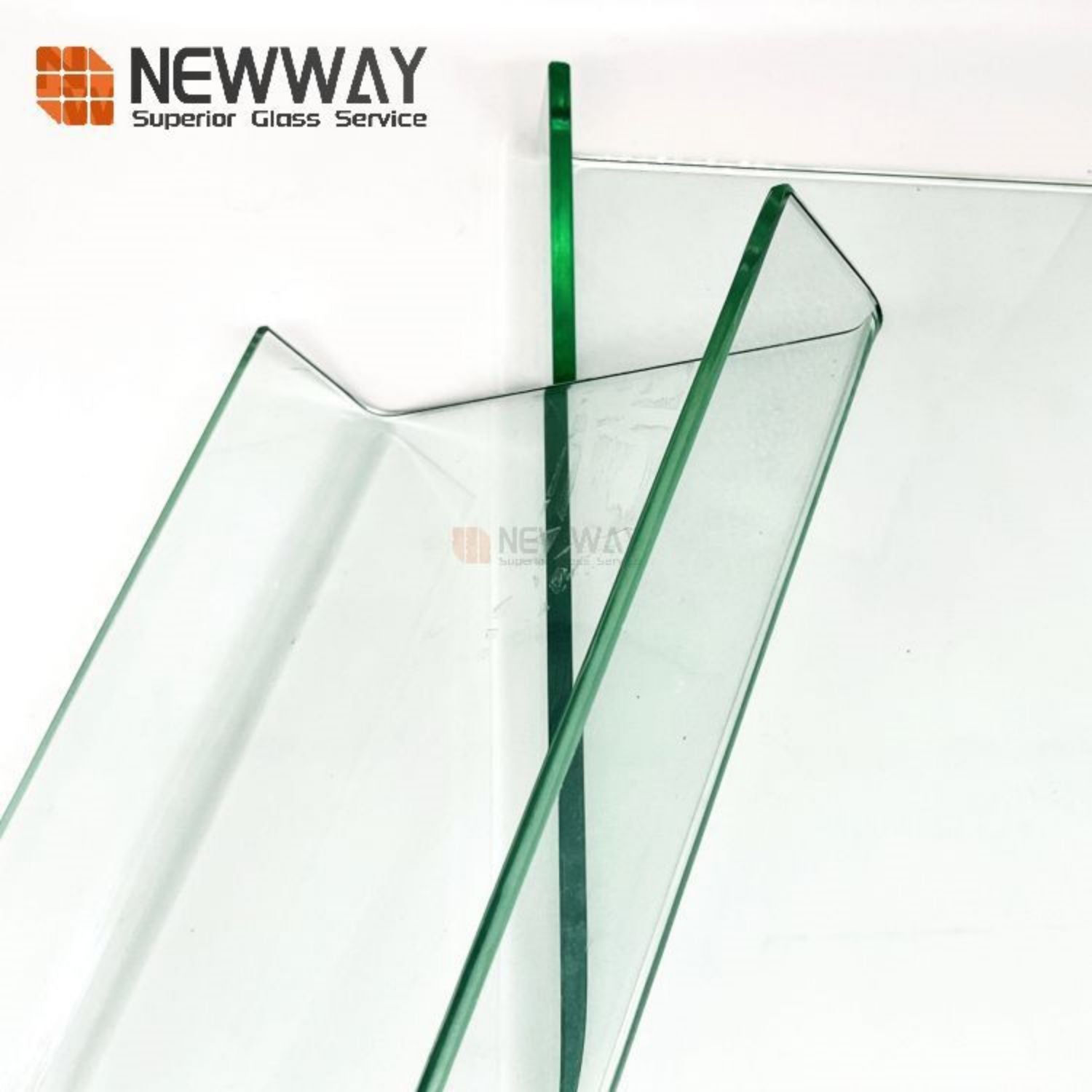 Customized 3mm 4mm 5mm Hot Bend Glass Curved Tempered Glass