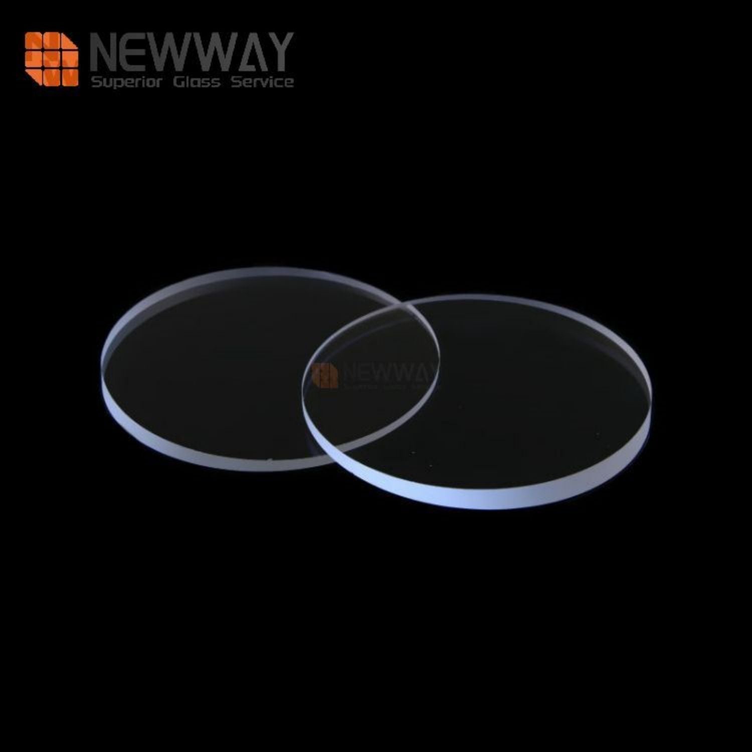 High Transmittance Fused Silica Round Quartz Glass Plate