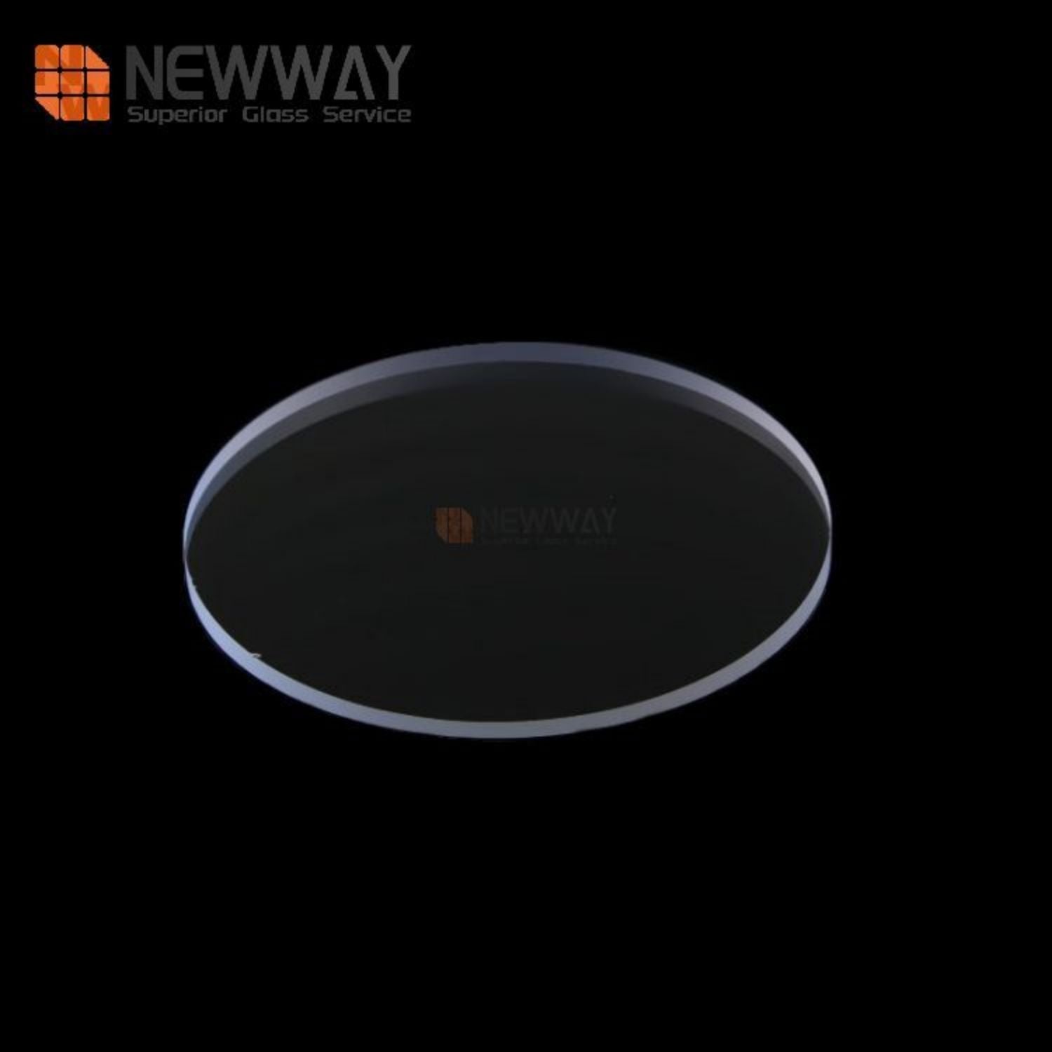 High Transmittance Fused Silica Round Quartz Glass Plate