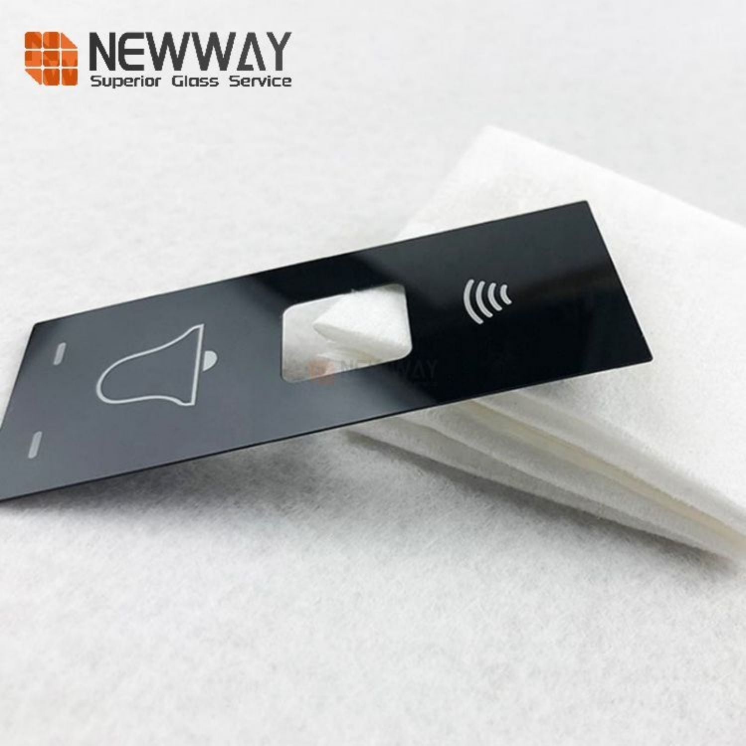 0.5mm OEM Printing Corning Glass for Doorbell