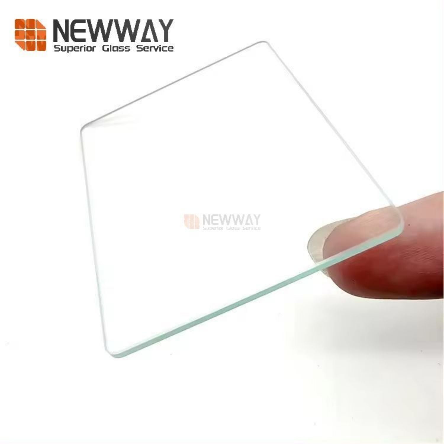 Customized Smooth Edge Transparent 2mm Thickness Physical Tempered Clear Float AGC Glass Sheet