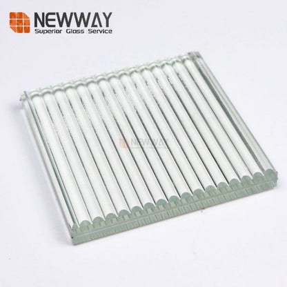 Custom PVB Film Clear Safety Decorative Striped Tempered Toughened Laminated Glass