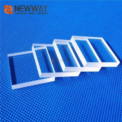 50x50x10mm High Transparent Quartz Glass Sheet For Optical Lens