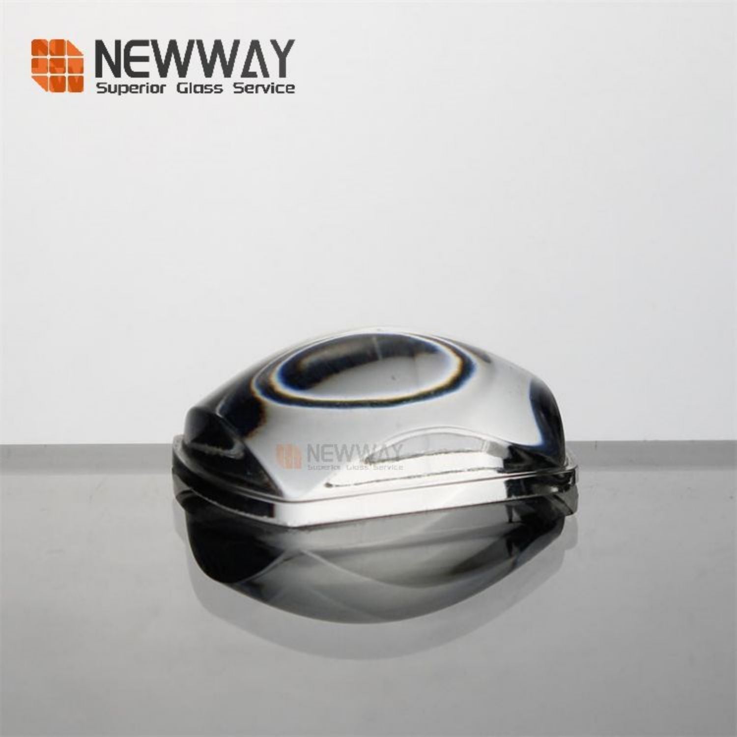 Convex Optical Lens Borosilicate Glass For LED Lighting