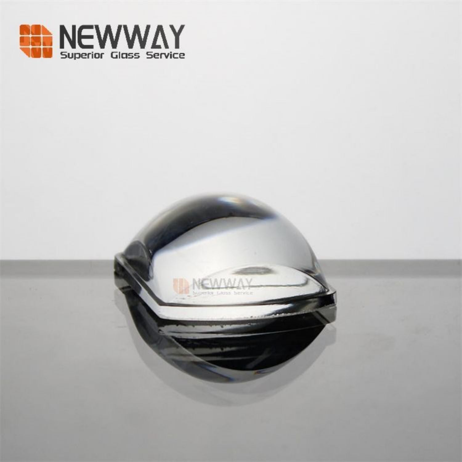 Convex Optical Lens Borosilicate Glass For LED Lighting