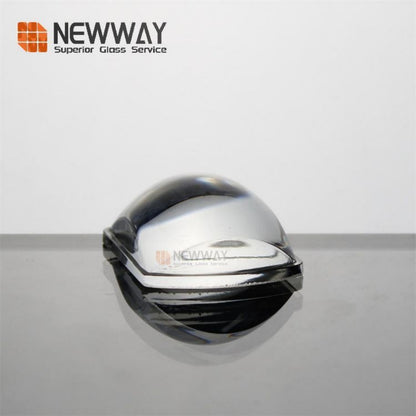 Convex Optical Lens Borosilicate Glass For LED Lighting