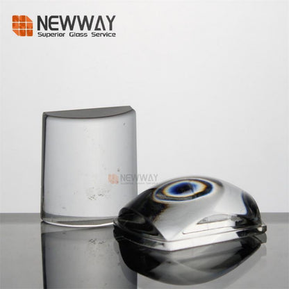 Convex Optical Lens Borosilicate Glass For LED Lighting