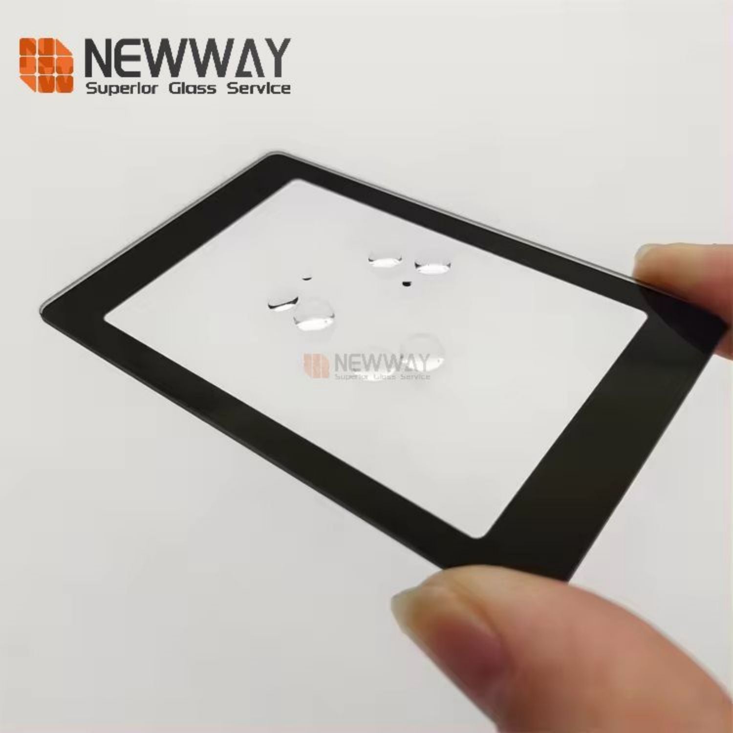 1.1mm Screen Printing Tempered LCD Cover AF Coated Glass