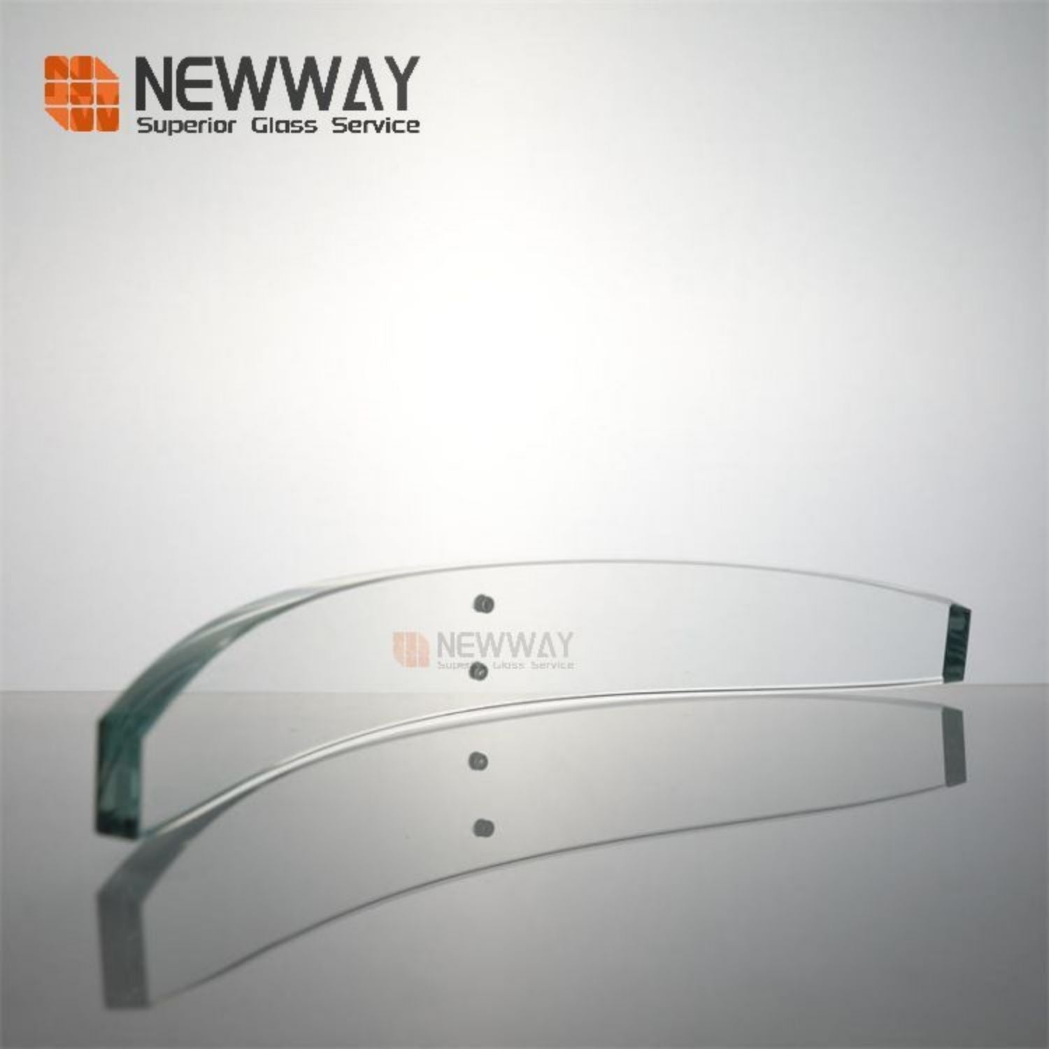 Hot Bending Glass Low Iron Toughened Curved Borosilicate Glass