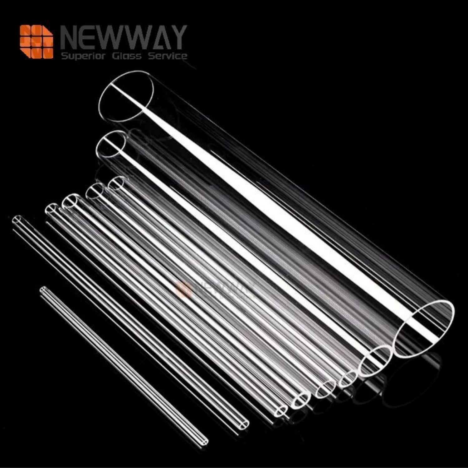 Heat-resistant Borosilicate Glass Tubing Available in Various Sizes