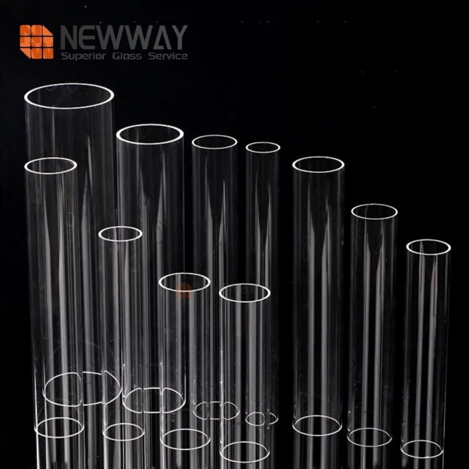 Heat-resistant Borosilicate Glass Tubing Available in Various Sizes