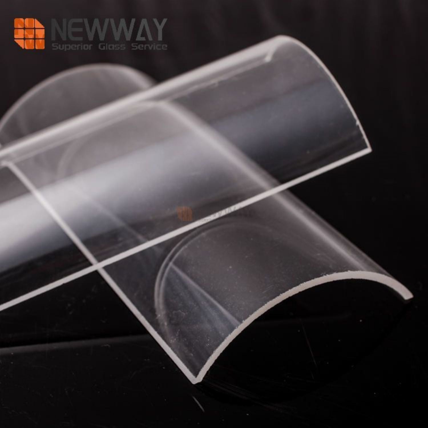 UV Bending Transparent Polished Quartz Glass Plate