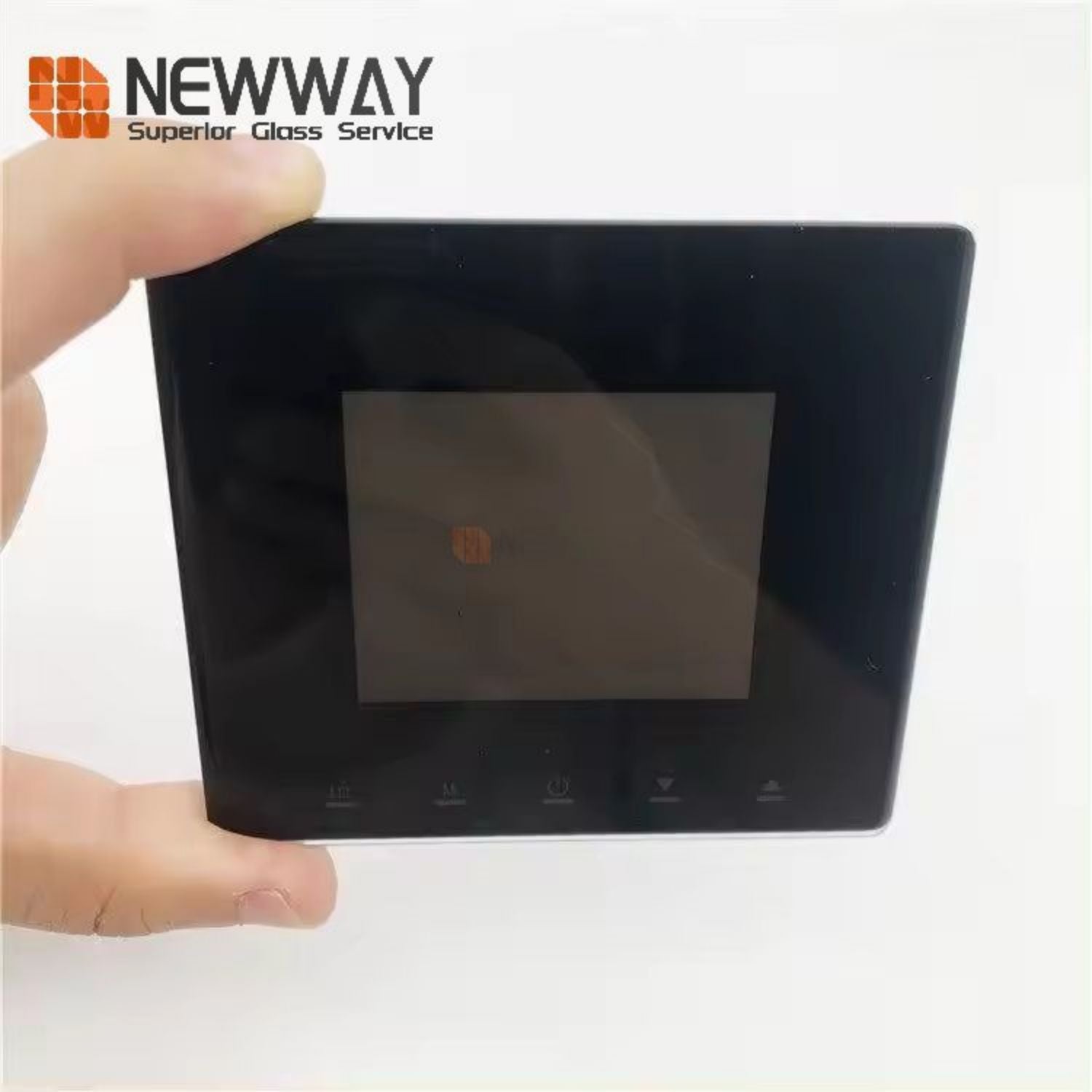 High-End 20% IR Printing AF Anti-Fingerprint Switch Glass Panel