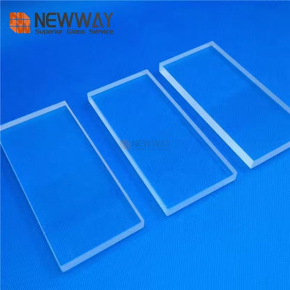 50x50x10mm High Transparent Quartz Glass Sheet For Optical Lens