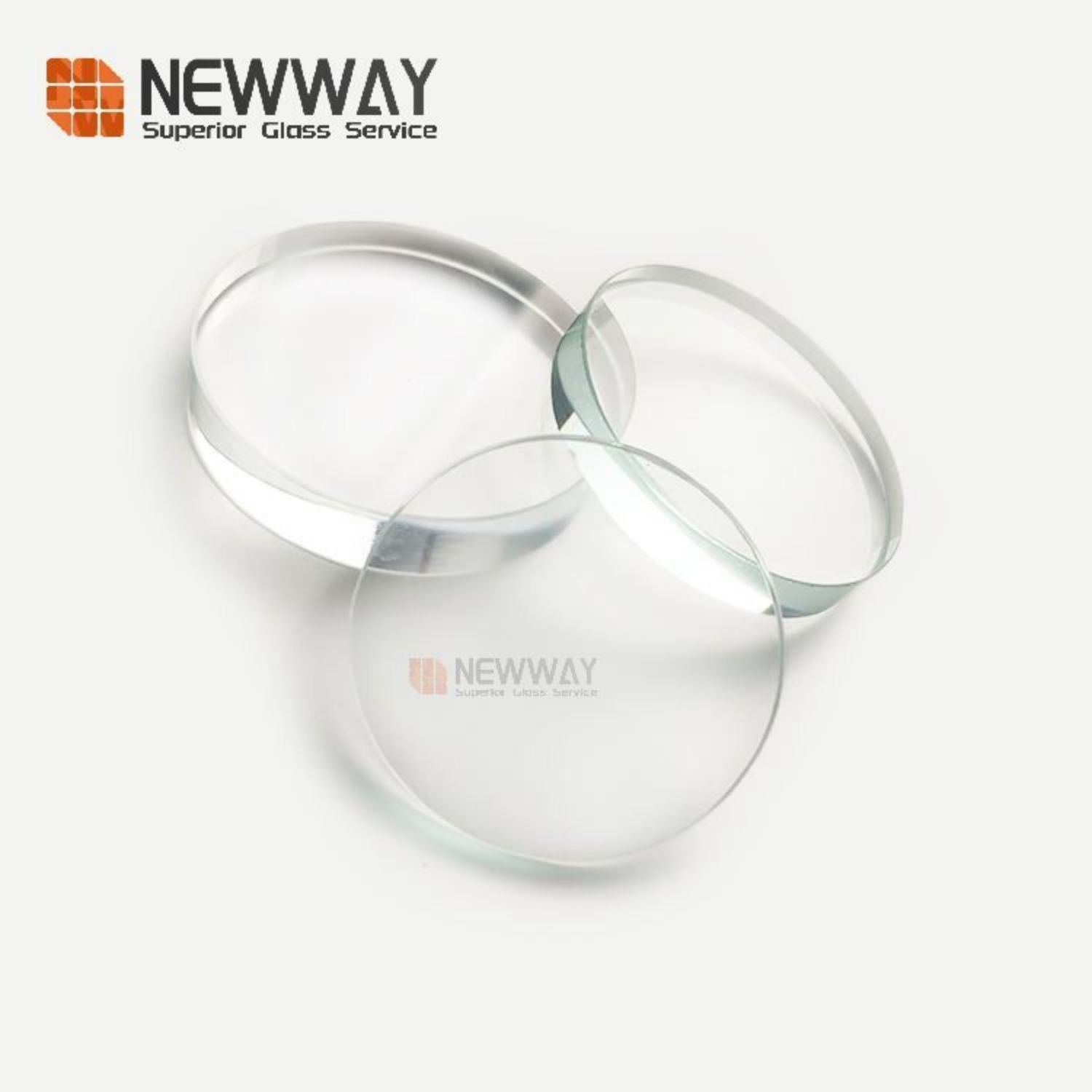 Ultra Clear Round Borosilicate Glass Plate