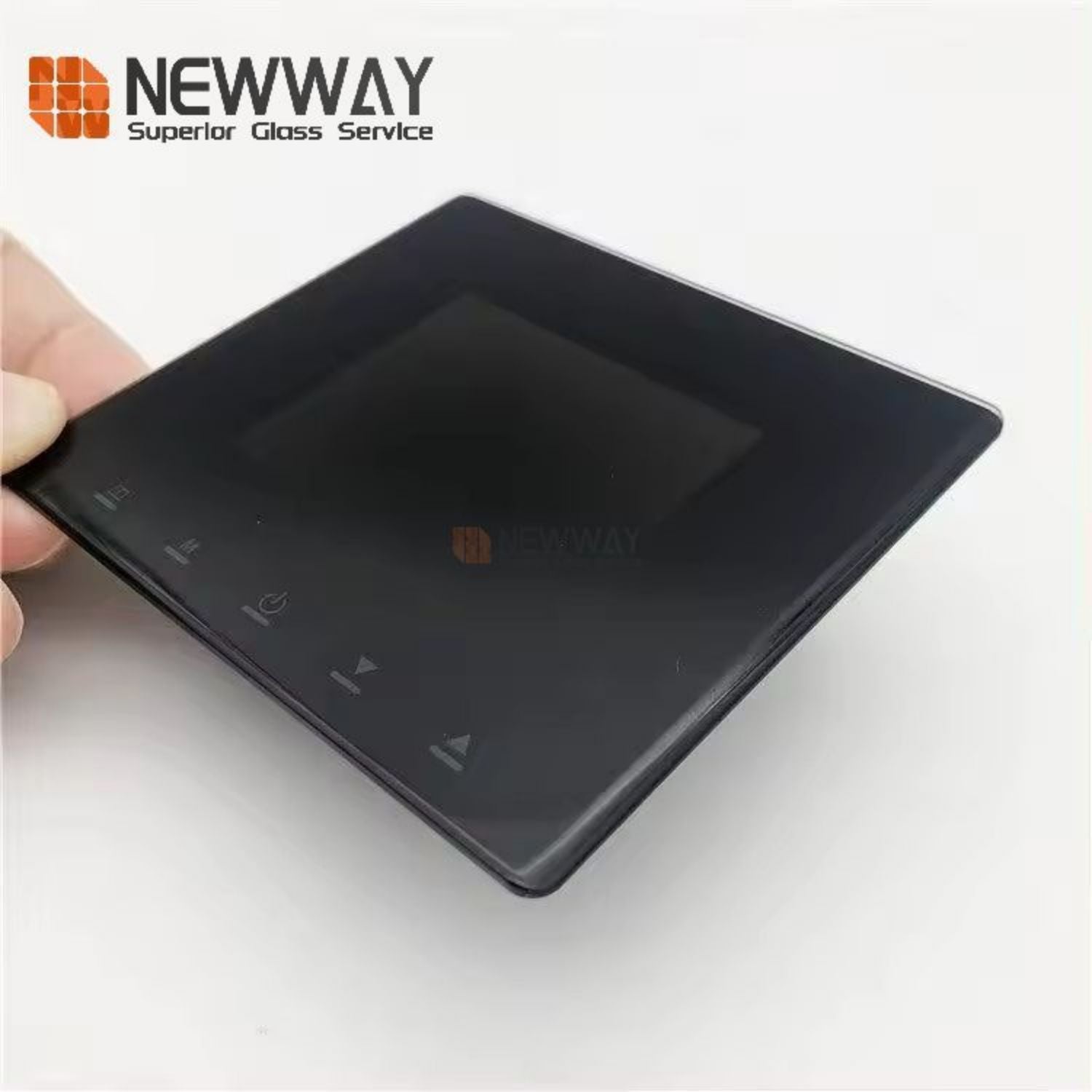 High-End 20% IR Printing AF Anti-Fingerprint Switch Glass Panel