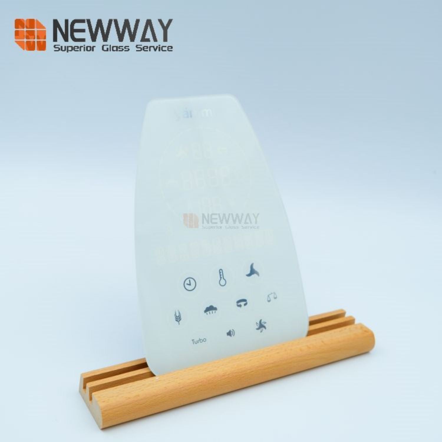 Irregular Shape 5inch Electrical Cover Glass Switch Panel