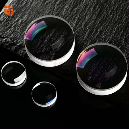 Small Biconvex Lens Stage Light Spotlight Optical Glass Holographic Aiming