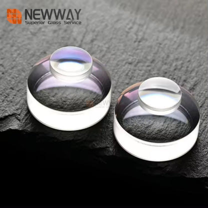 Small Biconvex Lens Stage Light Spotlight Optical Glass Holographic Aiming