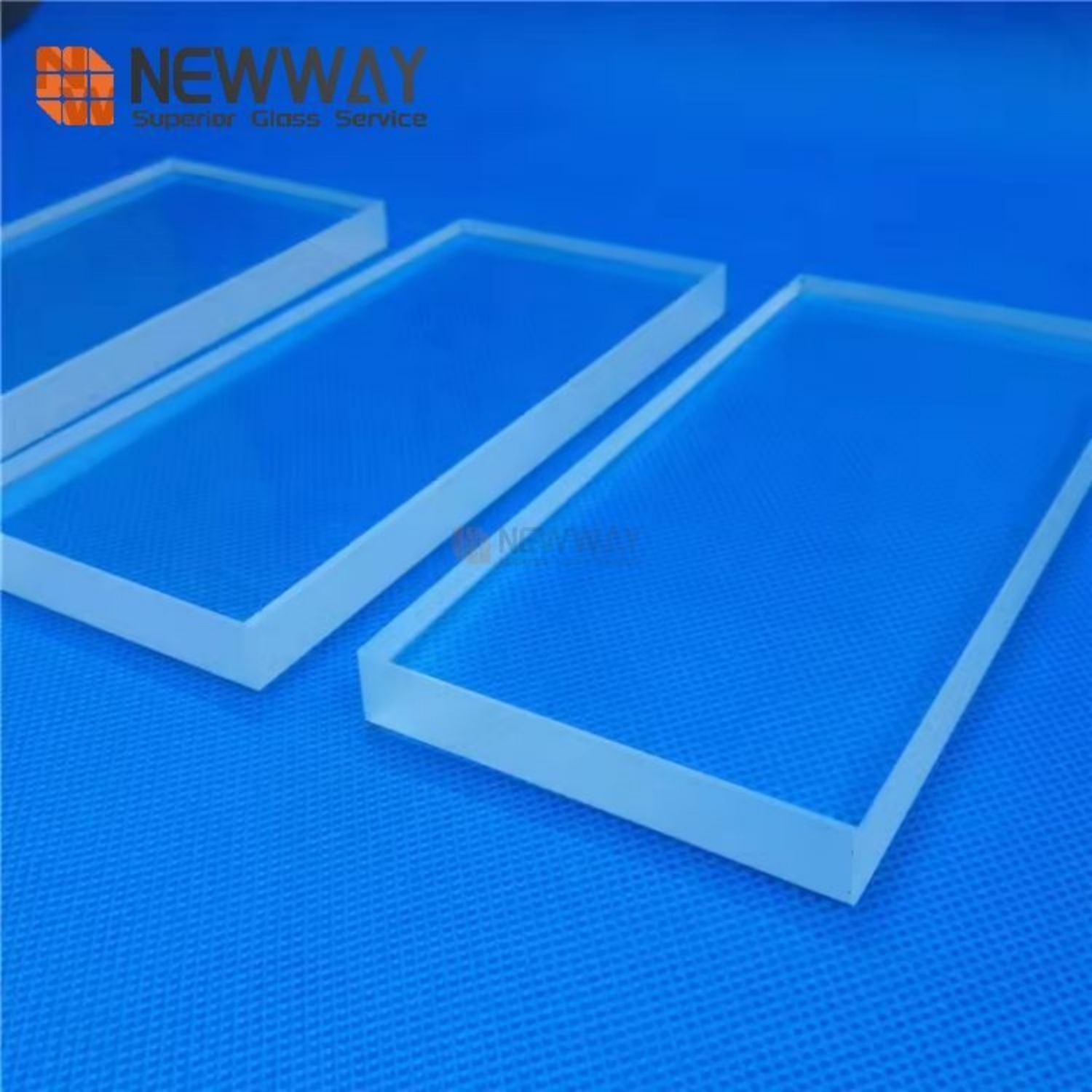 50x50x10mm High Transparent Quartz Glass Sheet For Optical Lens