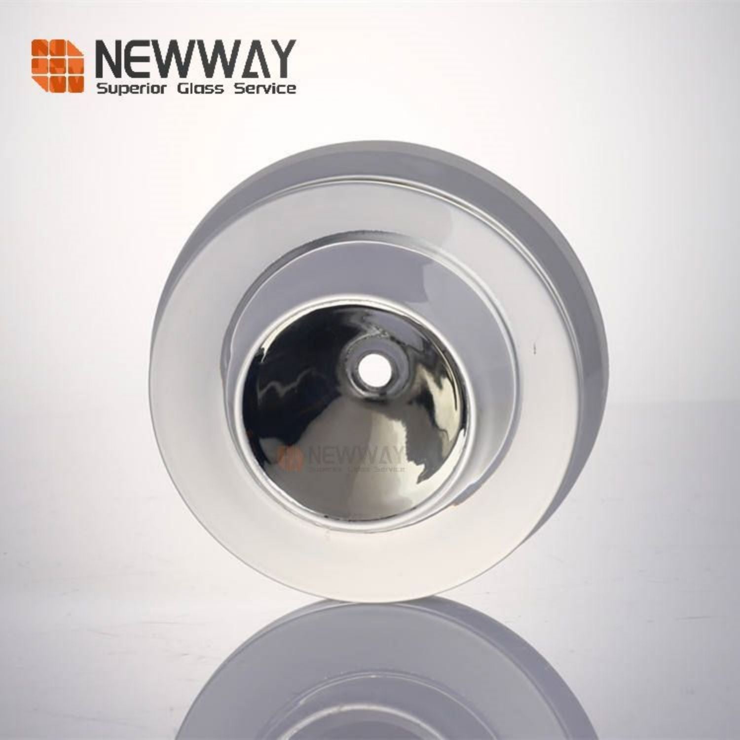 Polished Surface Machine Pressed Optical Borosilicate Glass Lens For Indoor Lighting