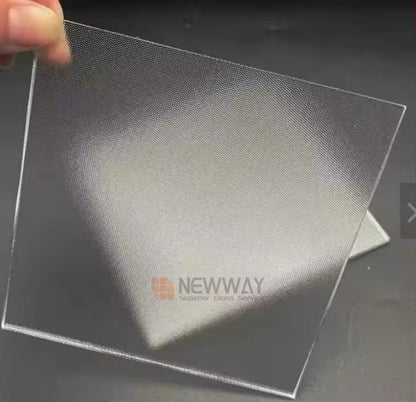 2mm ARC 93.5% Transmittance Pattern Glass Panel