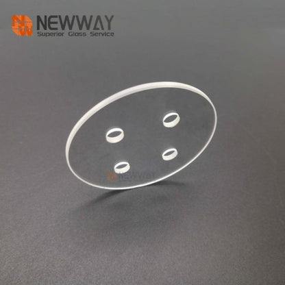 Customized Laser Cutting Through Holes High Borosilicate Glass