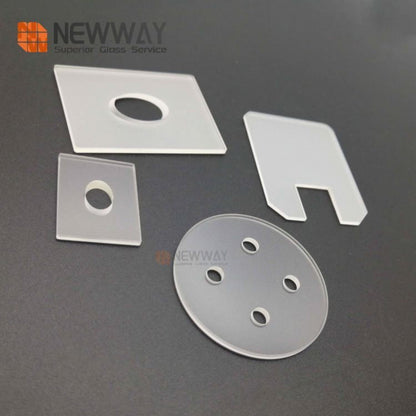 Customized Laser Cutting Through Holes High Borosilicate Glass