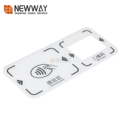 UV Resistant White Printing Card Detect QR Code Scan Tempered Glass