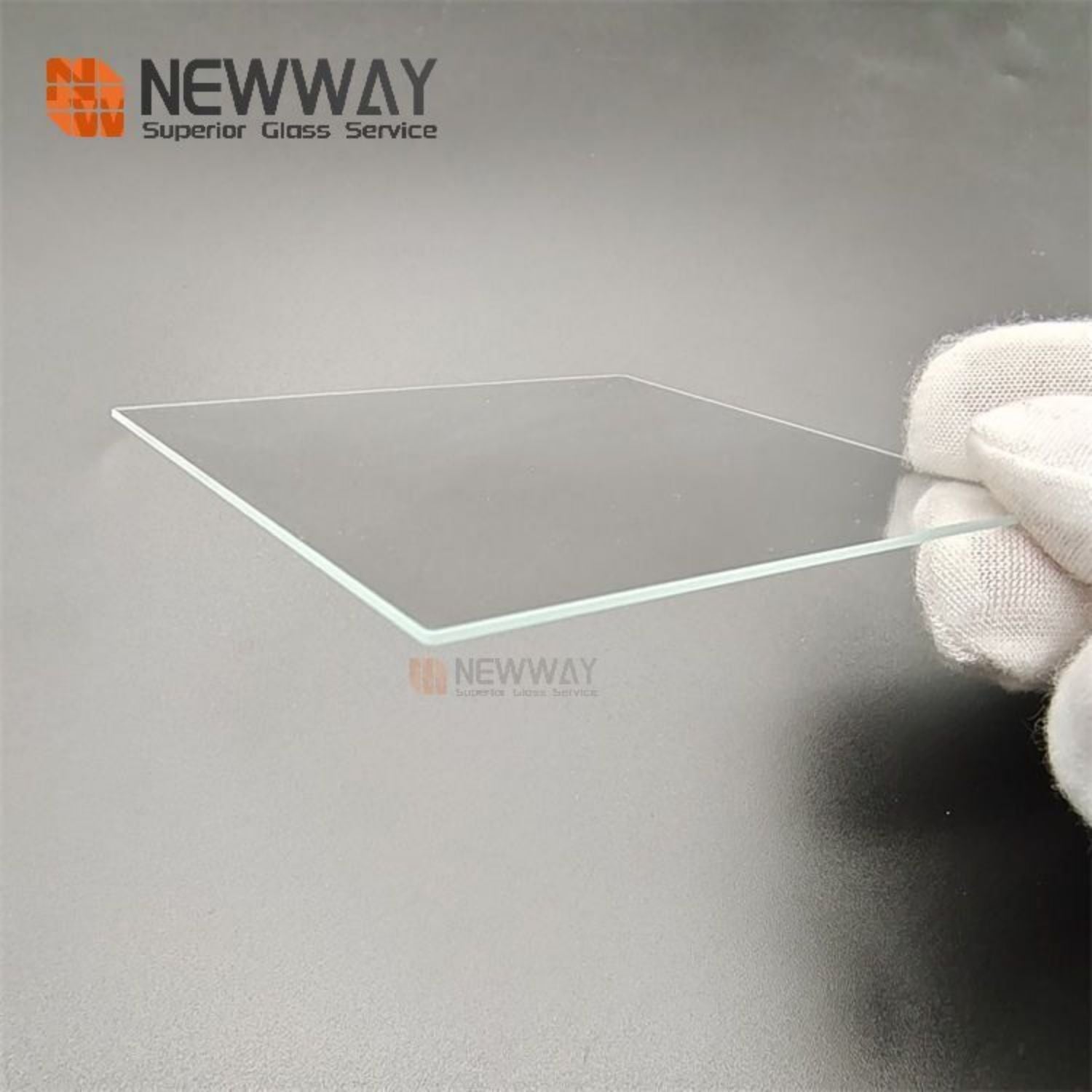 Blue Color Single Side AR Coating High Borosilicate Glass